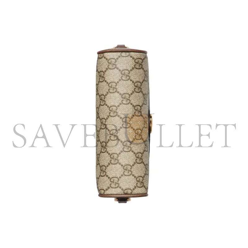 G*u*i ophidia canvas shoulder bag 772311 (18*14*5cm)